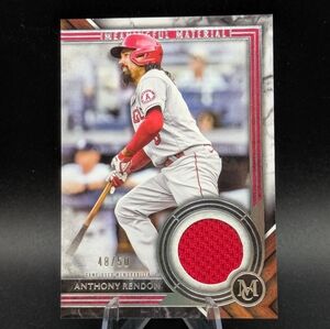 2022 Topps Museum Collection Meaningful Materials Relics /50 Anthony Rendon